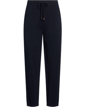 Loro Piana Trousers Cashmere, Polyamide, Elastane - Blue