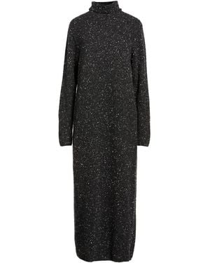 The Row Maxi Dress - Black