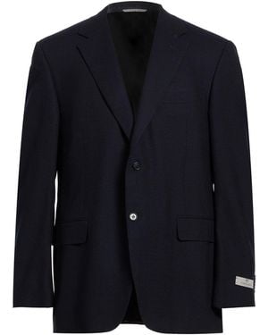 Canali Blazer Wool, Elastane - Blue