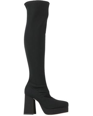 Alberta Ferretti Boot Textile Fibres - Black