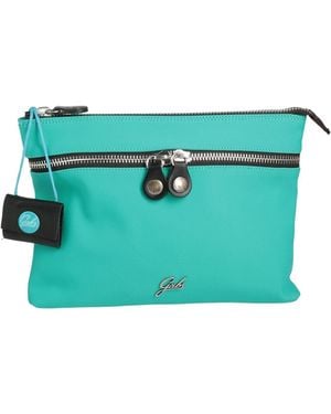 Gabs Light Clutch Polyester, Polyurethane, Polyamide, Calfskin - Green