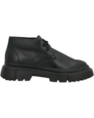 Hogan Ankle Boots Leather - Black