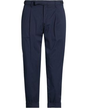 Paoloni Midnight Trousers Cotton, Polyamide, Elastane - Blue