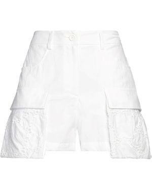 Pinko Shorts & Bermuda Shorts Cotton, Polyamide, Polyester - White