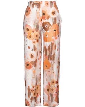 Antonelli Pants Viscose, Silk - Orange