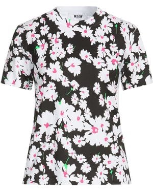 MSGM T-Shirt Cotton - White
