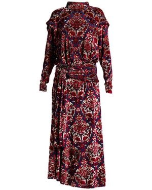 Rabanne Maxi Dress - Red