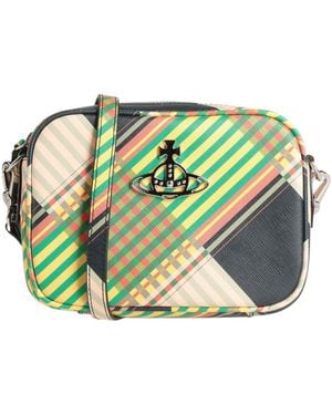 Vivienne Westwood Cross-Body Bag Textile Fibers - Green