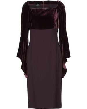 Clips Midi Dress - Purple