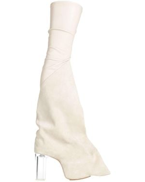Rick Owens Boot Leather - White
