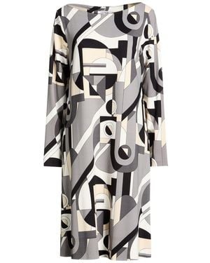 Caliban Midi Dress Viscose, Elastane - White