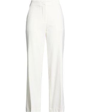 JW Anderson Ivory Trousers Polyester, Wool, Elastane - White