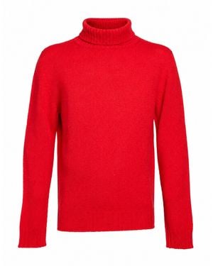 Scaglione Rollkragenpullover - Rot