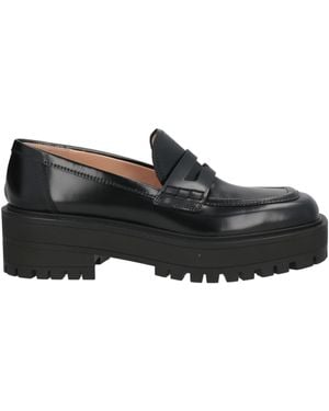 Gianvito Rossi Loafers Leather - Black