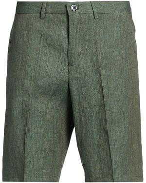 120% Lino Shorts & Bermuda Shorts - Green