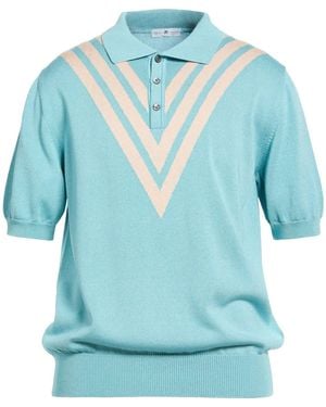 PT Torino Light Jumper Cotton, Viscose - Blue