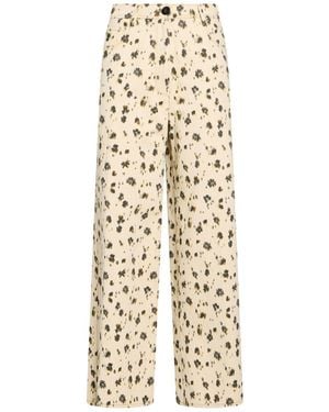 forte_forte Pants Cotton, Polyester - Natural