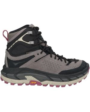 Hoka One One Sneakers Textile Fibers, Leather - Black