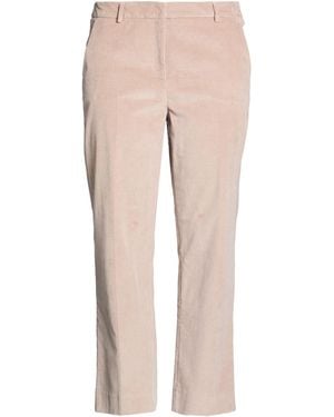 Weekend by Maxmara Sand Trousers Cotton, Elastane - Natural