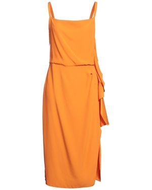 Caractere Midi Dress - Orange