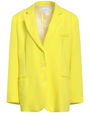 Soallure Blazer Acetate, Viscose - Yellow