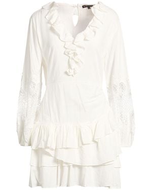 Maje Mini Dress Viscose, Linen, Polyester - White