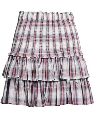 Isabel Marant Lilac Mini Skirt Cotton - Red