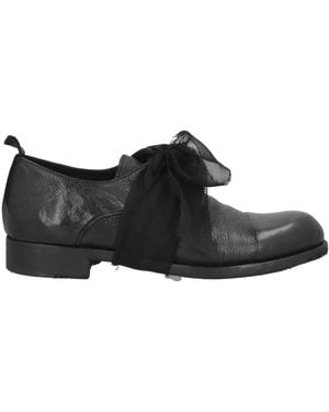 Ink Lace-Up Shoes Goat Skin - Black