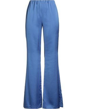 ATELIER LEGORA Azure Pants Polyamide, Viscose, Polyester, Elastane - Blue