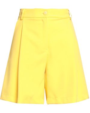 Peperosa Shorts & Bermuda Shorts Polyester, Elastane - Yellow