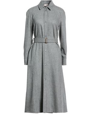 Agnona Midi-Kleid - Grau