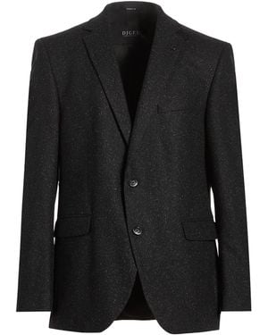 DIGEL Blazer Wool, Polyamide, Silk, Polyester, Elastane - Black