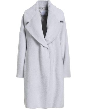 Fabiana Filippi Light Coat Alpaca Wool, Merino Wool - Grey