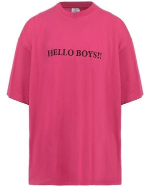 Vetements T-shirt - Rosa