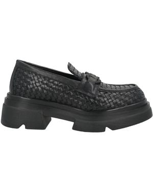 Emanuélle Vee Loafers Leather - Black