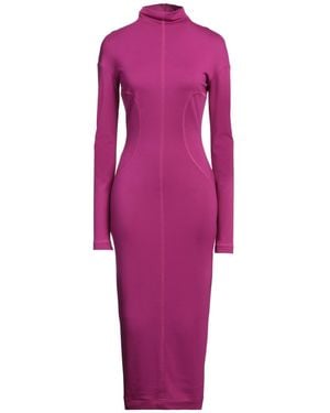 Pinko Midi Dress Viscose, Polyamide, Elastane - Purple