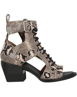 Chloé Botines De Caña Alta - Metálico
