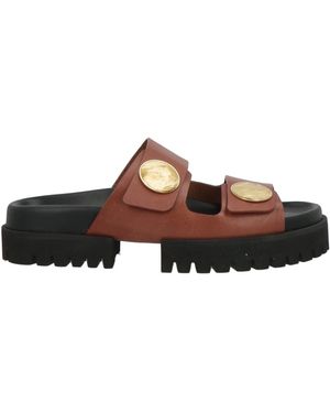 MARIA LUCA Sandals Leather - Brown