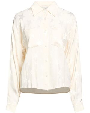 Shirtaporter Ivory Shirt Viscose, Elastane - White