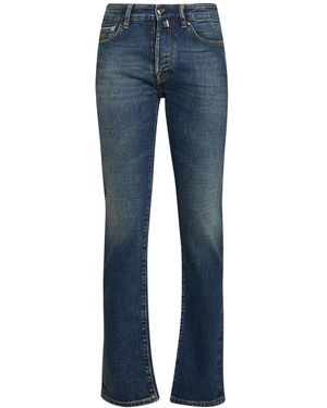 Moorer Jeans Cotton, Elastane - Blue