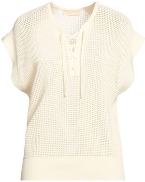 Vanessa Bruno Cream Top Cotton, Acrylic - Natural