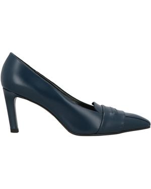 Lella Baldi Pumps Leather - Blue
