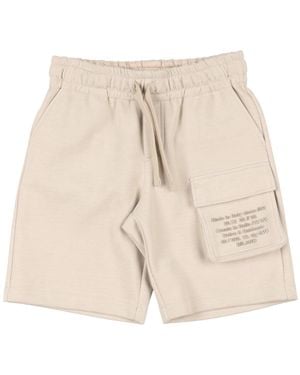 Dolce & Gabbana Shorts & Bermuda Shorts Cotton, Polyurethane - Natural