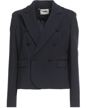 Fracomina Blazer Viscose, Polyamide, Elastane - Blue