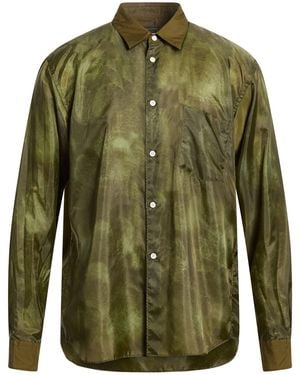 Comme des Garçons Military Shirt Polyester, Cotton - Green