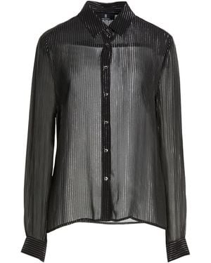 Fracomina Shirt Viscose, Lurex - Black