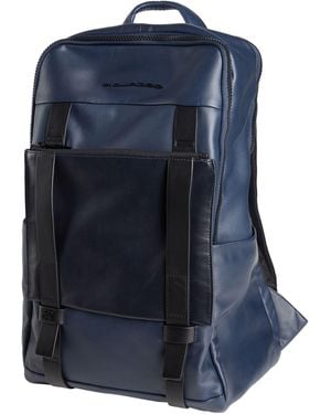 Piquadro Backpack Cow Leather - Blue