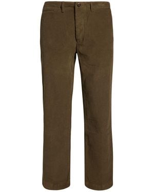 Fay Khaki Trousers Cotton - Green