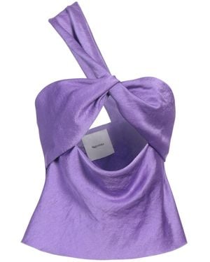 Nanushka Top Polyester - Purple