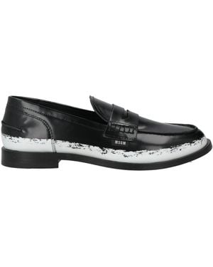 MSGM Loafers Leather - Black